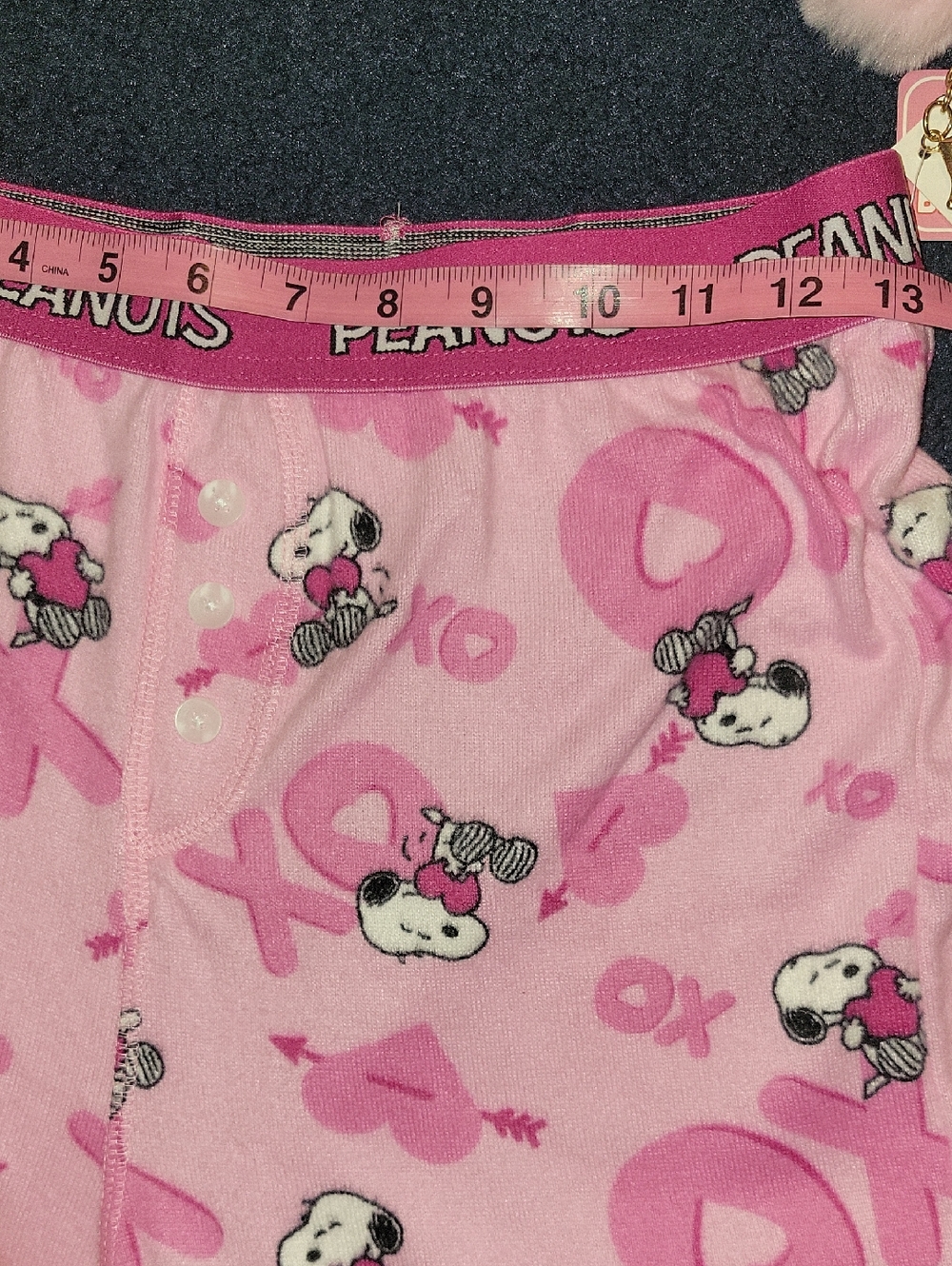 Peanuts Snoopy Love Pajama Bottoms - Picture 6 of 8